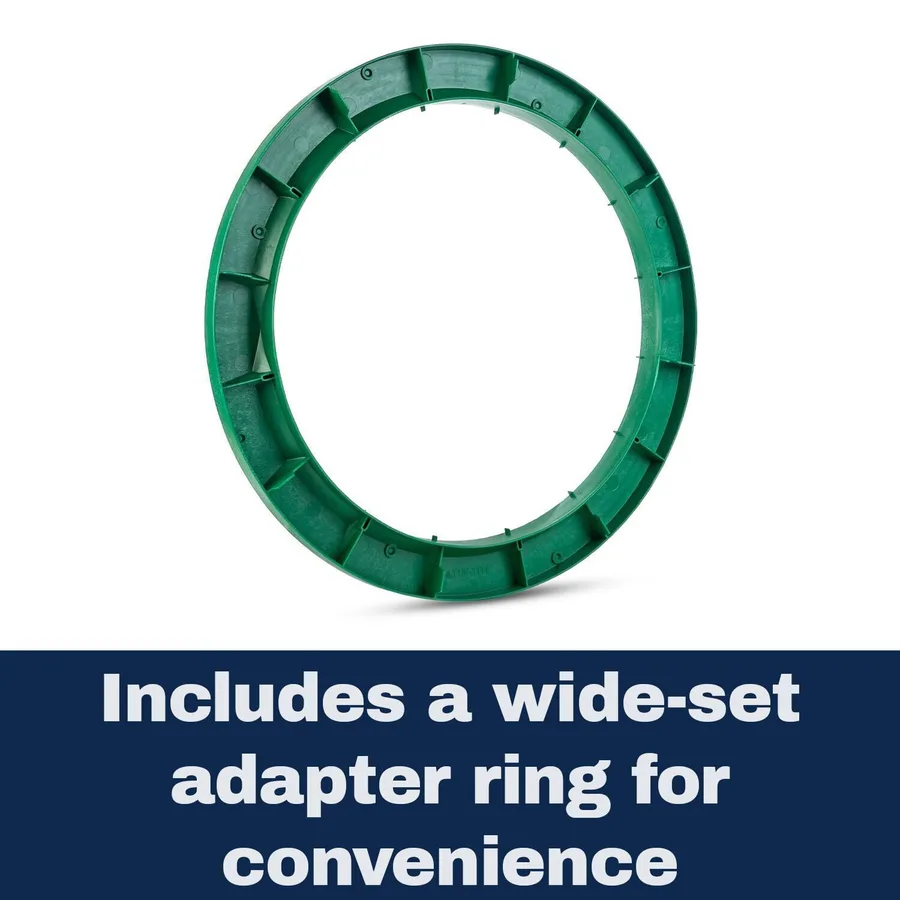 Tank Vertical Riser VPC Tanks | 20-Inch Septic Tank Riser Kit, 18-Inch Height