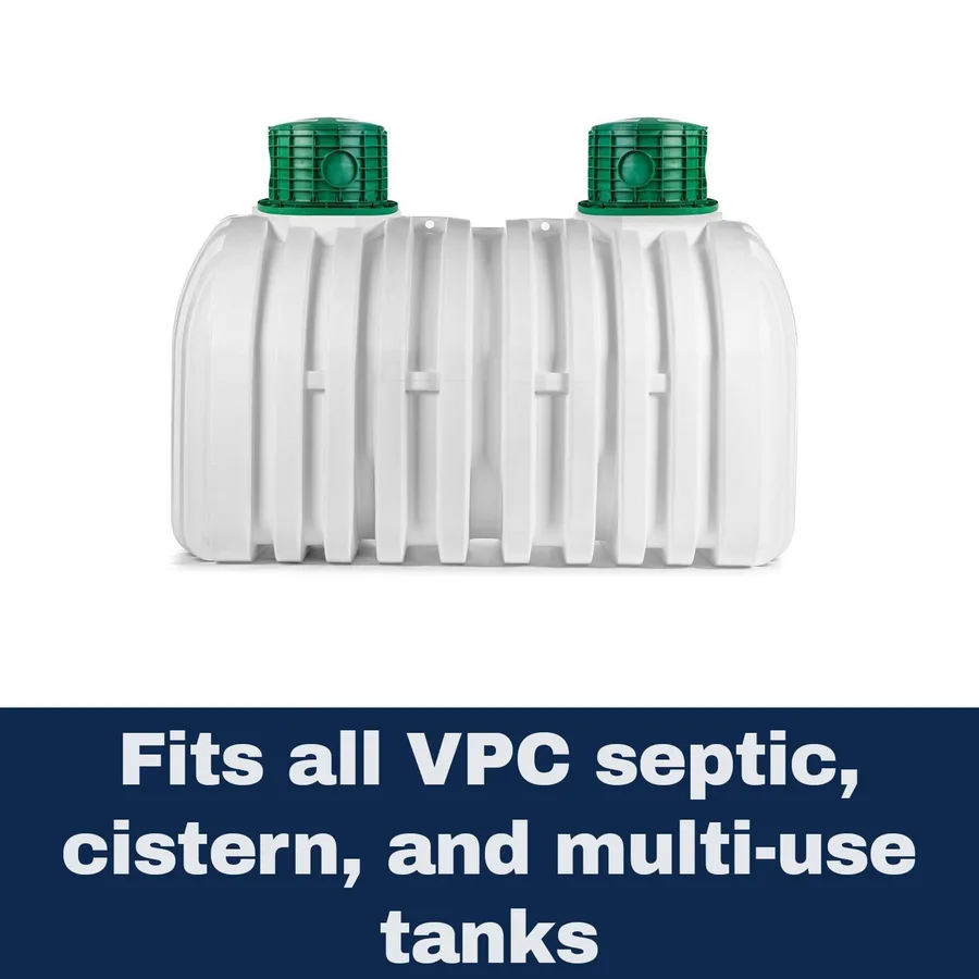 Septic Tank Riser Catcher VPC Tanks | 20-Inch Septic Tank Riser Kit, 18-Inch Height