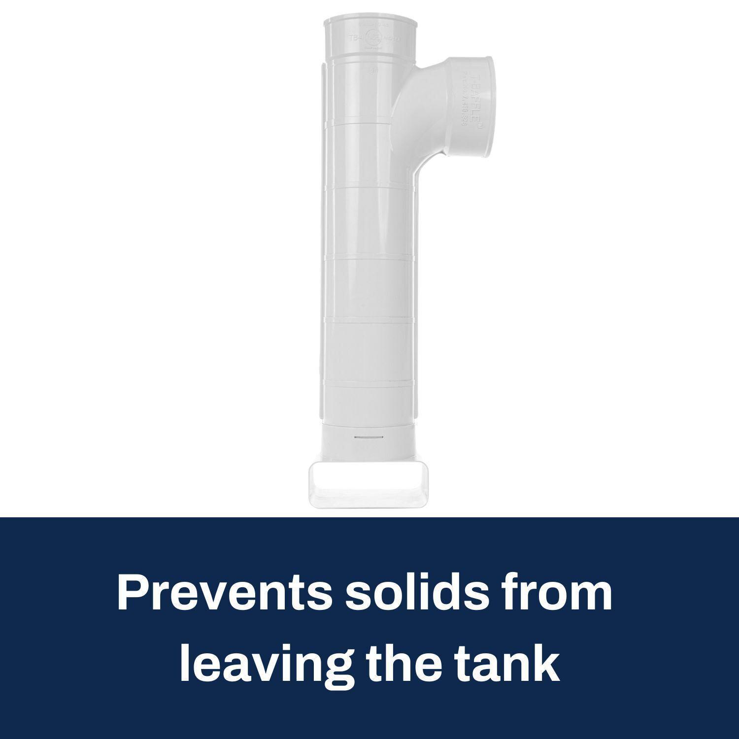 Tank Deflectors VPC Tanks | 4-Inch Septic Solids Deflector